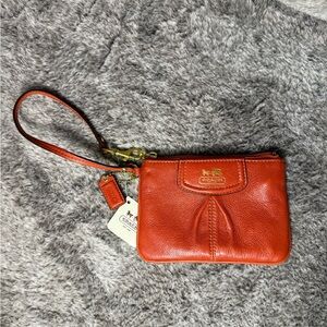 Coach Leather Wristlet Wallet